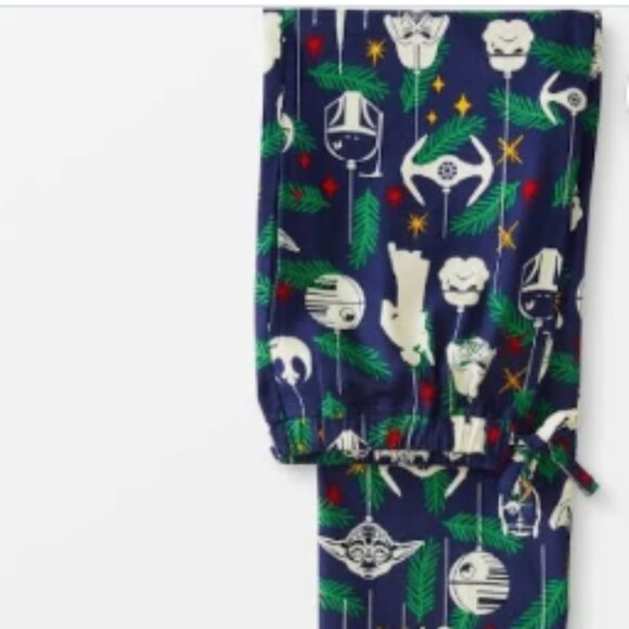 Hanna Andersson Holiday StarWars Flannel Pajama Pants - Size Large - Picture 1 of 3
